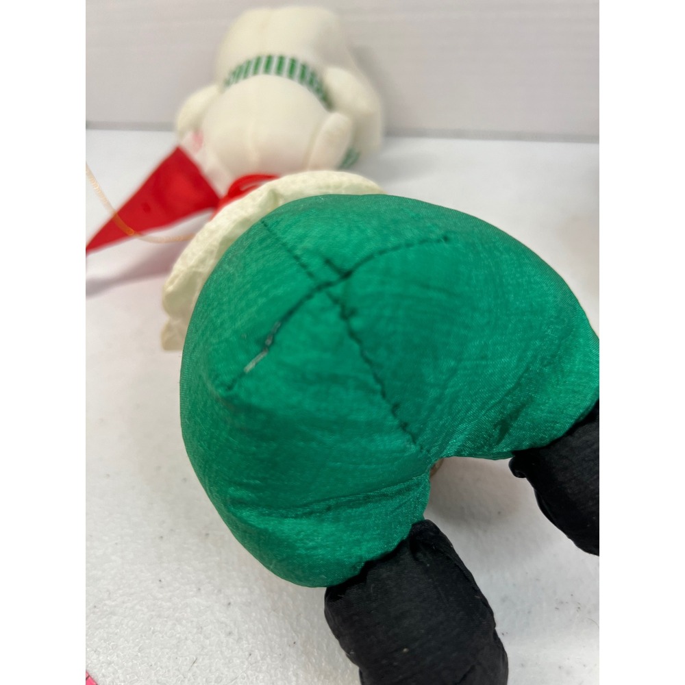Vintage 1996 Four Star Intl & Stuffins Christmas Plush Elves & Polar Bear Set 3 - Picture 7 of 10